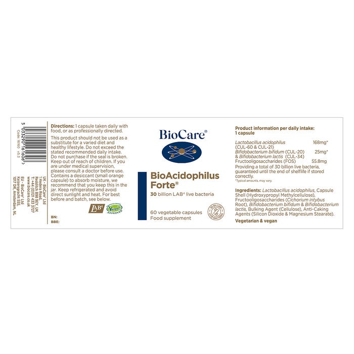 Biocare BioAcidophilus Forte