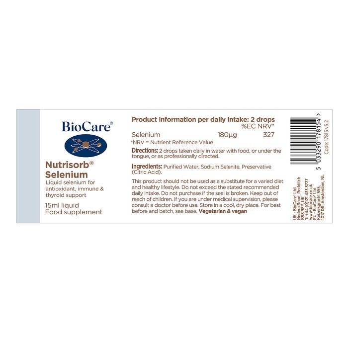 Biocare Nutrisorb®  Selenium 15ml