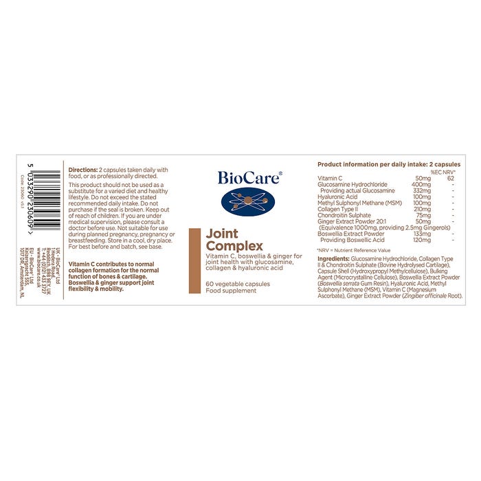 Biocare Joint Complex 60 Capsules