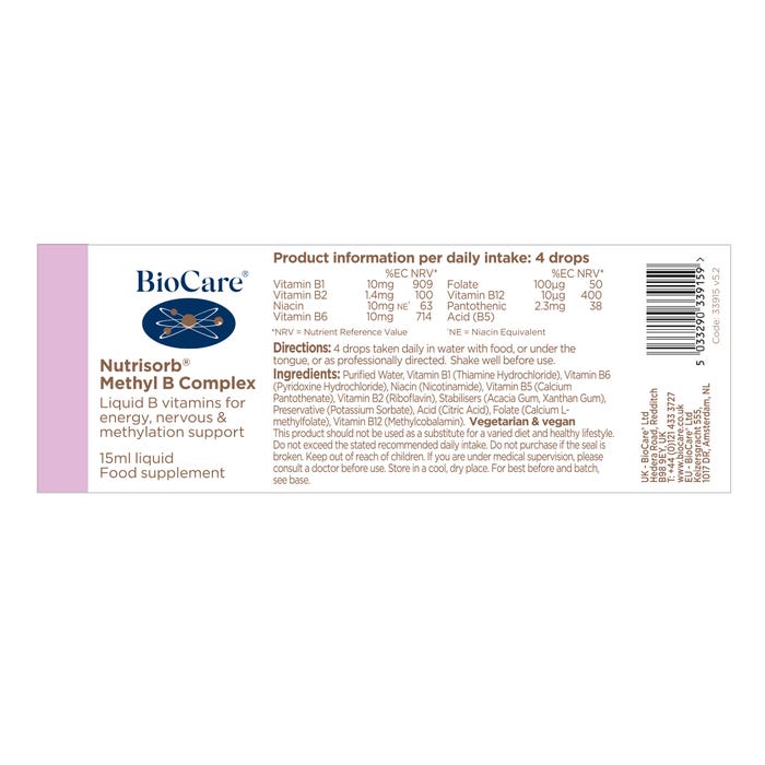 Biocare Nutrisorb®  Methyl B Complex 15ml