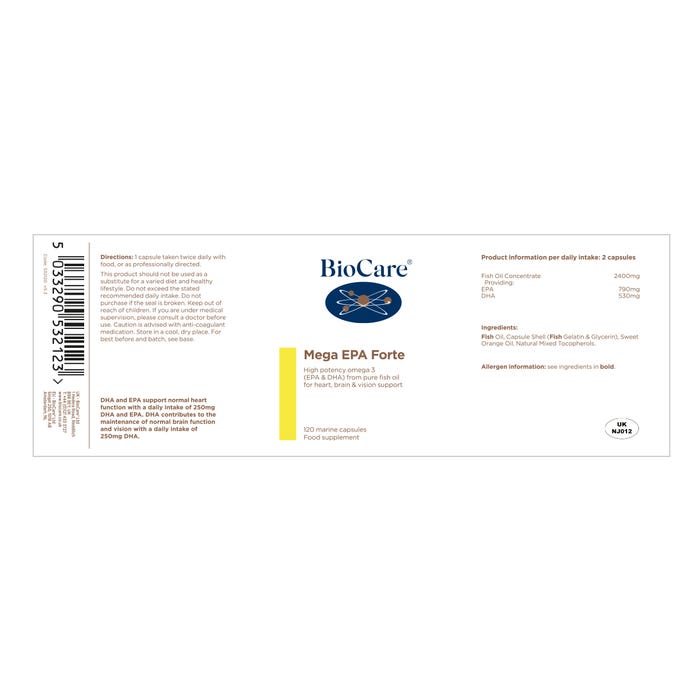 Biocare Mega EPA Forte