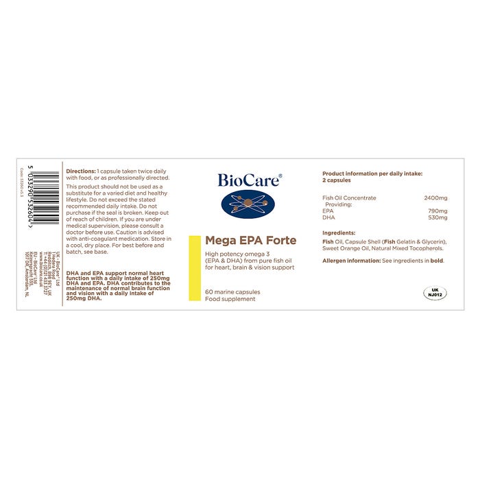 Biocare Mega EPA Forte