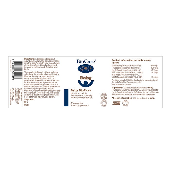 Biocare Baby BioFlora 33g