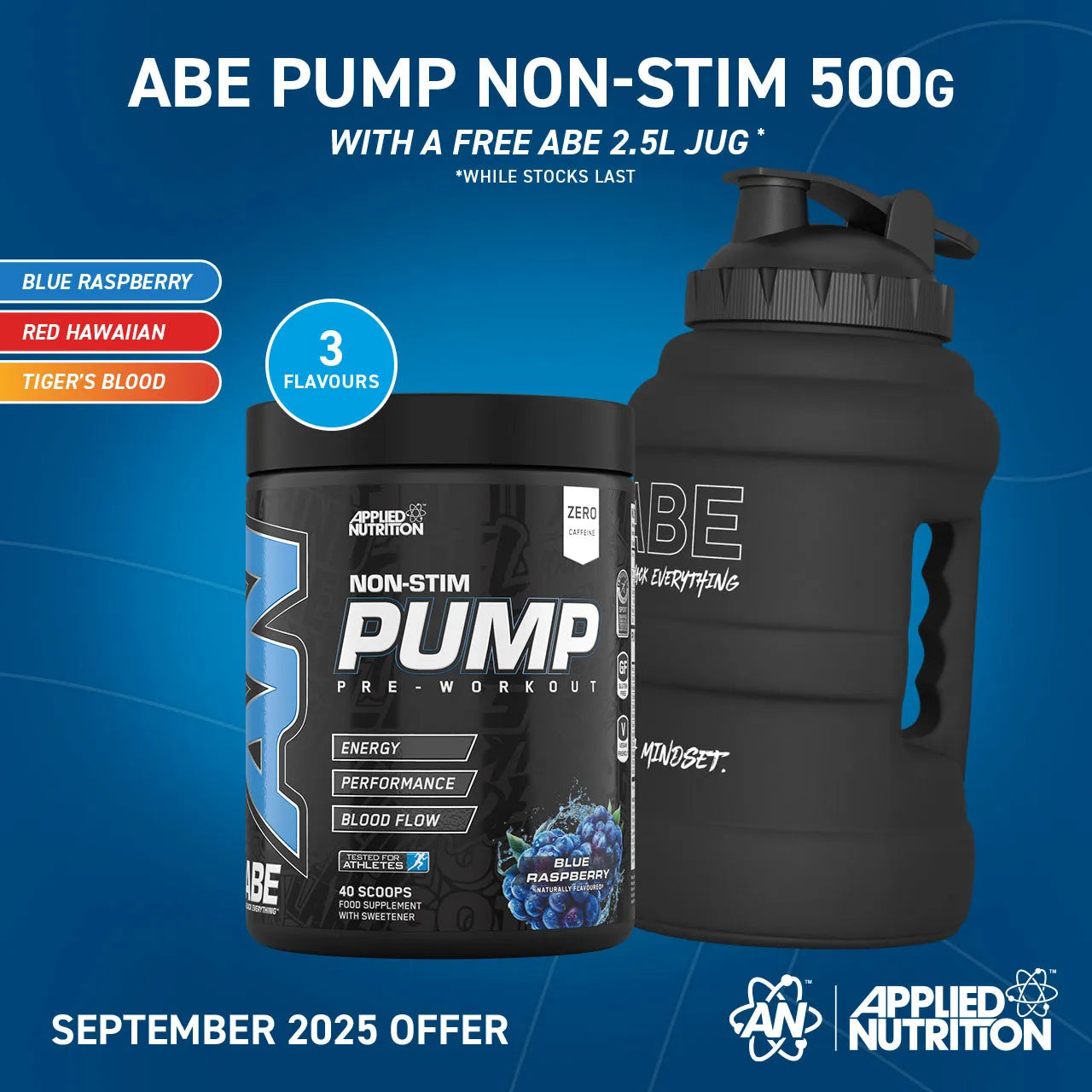 Applied Nutrition ABE Pump - Zero Stim Pre-Workout (500g)