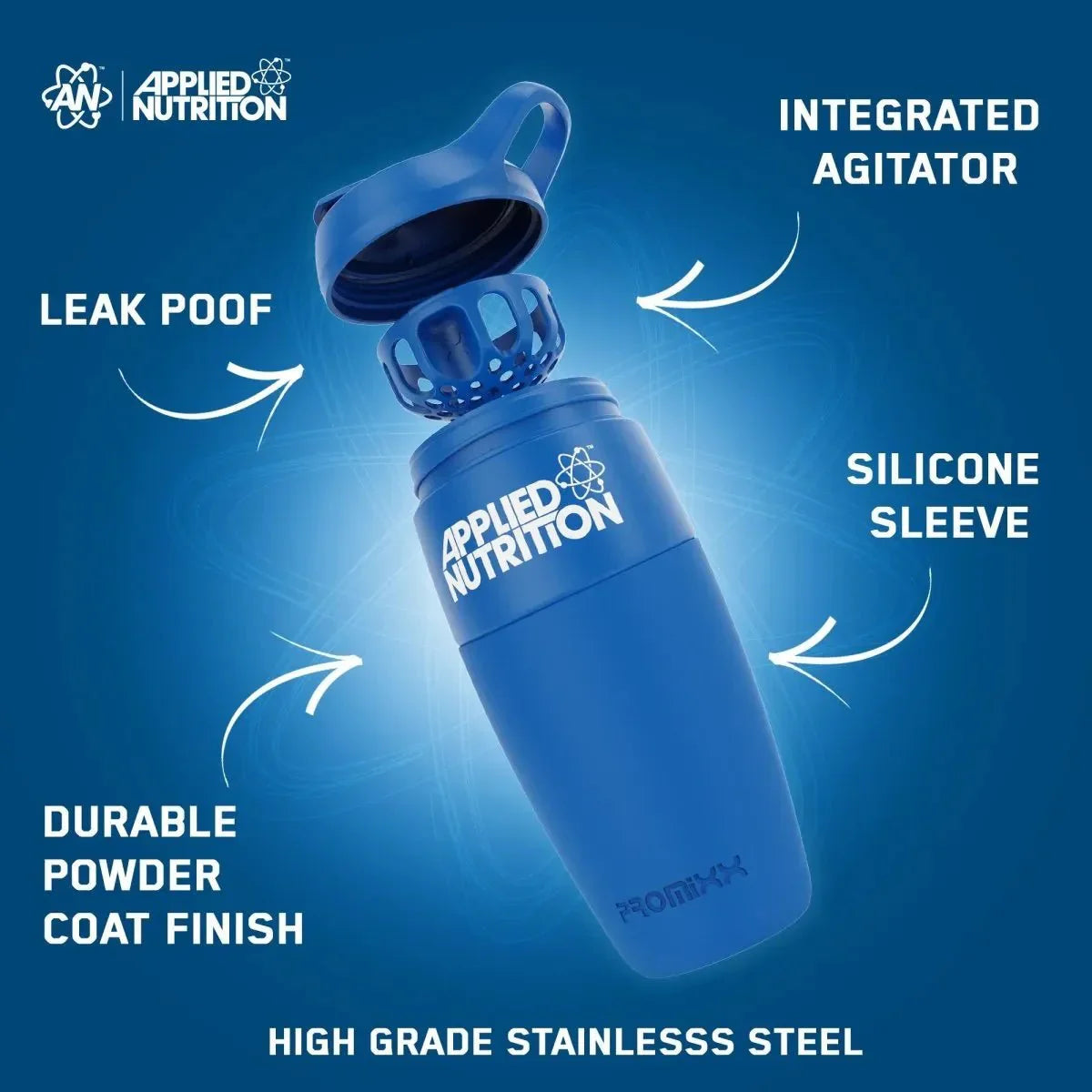 Applied Nutrition AN x Promixx Stainless Steel Shaker 700ml