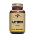 Solgar Cayenne 520 mg Vegetable Capsules - Pack of 100