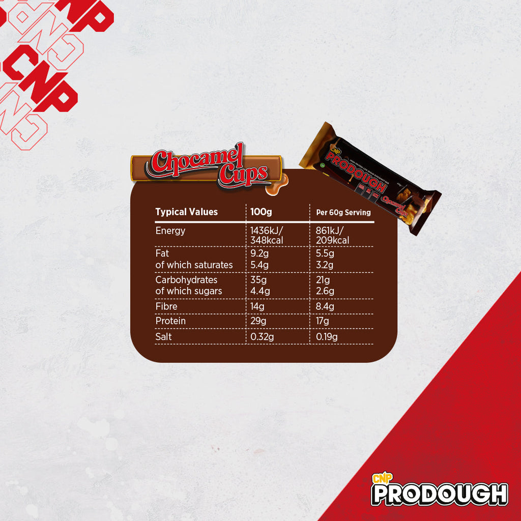 CNP ProDough Dough Bars Box 12 x 60g