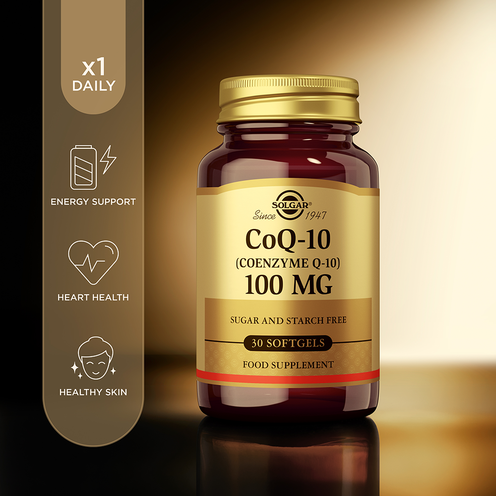 Solgar CoQ-10 100 mg Softgels - Pack of 30
