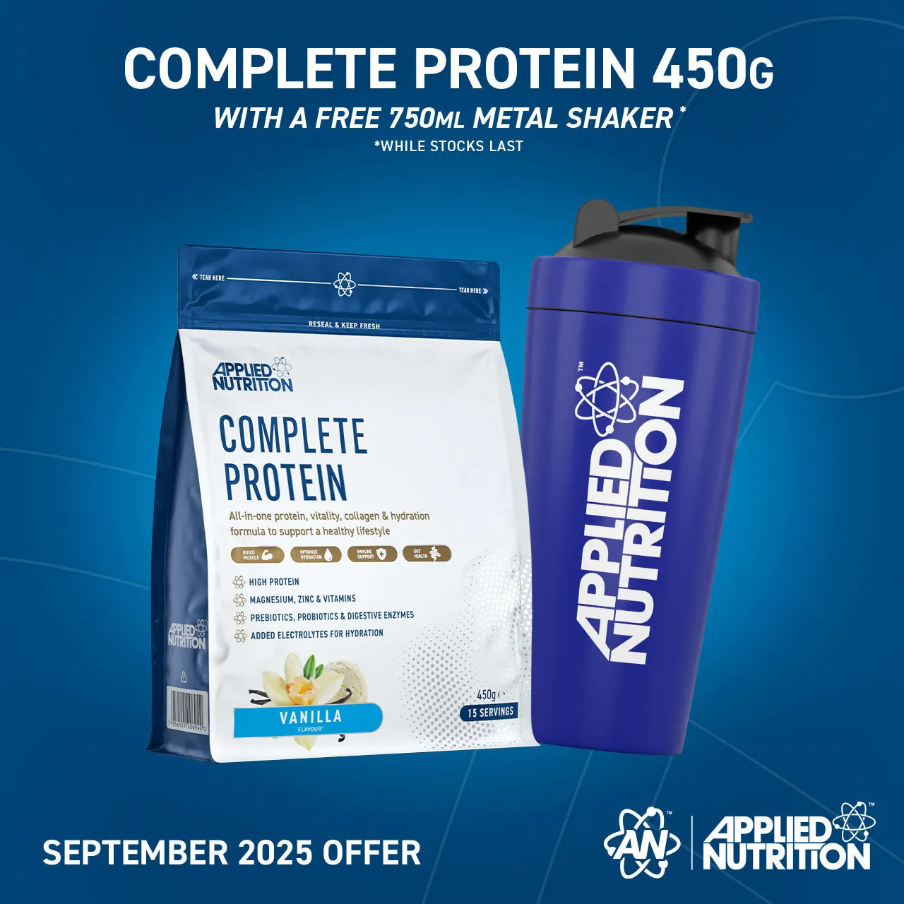 Applied Nutrition Complete Protein 450g (15 Servings)
