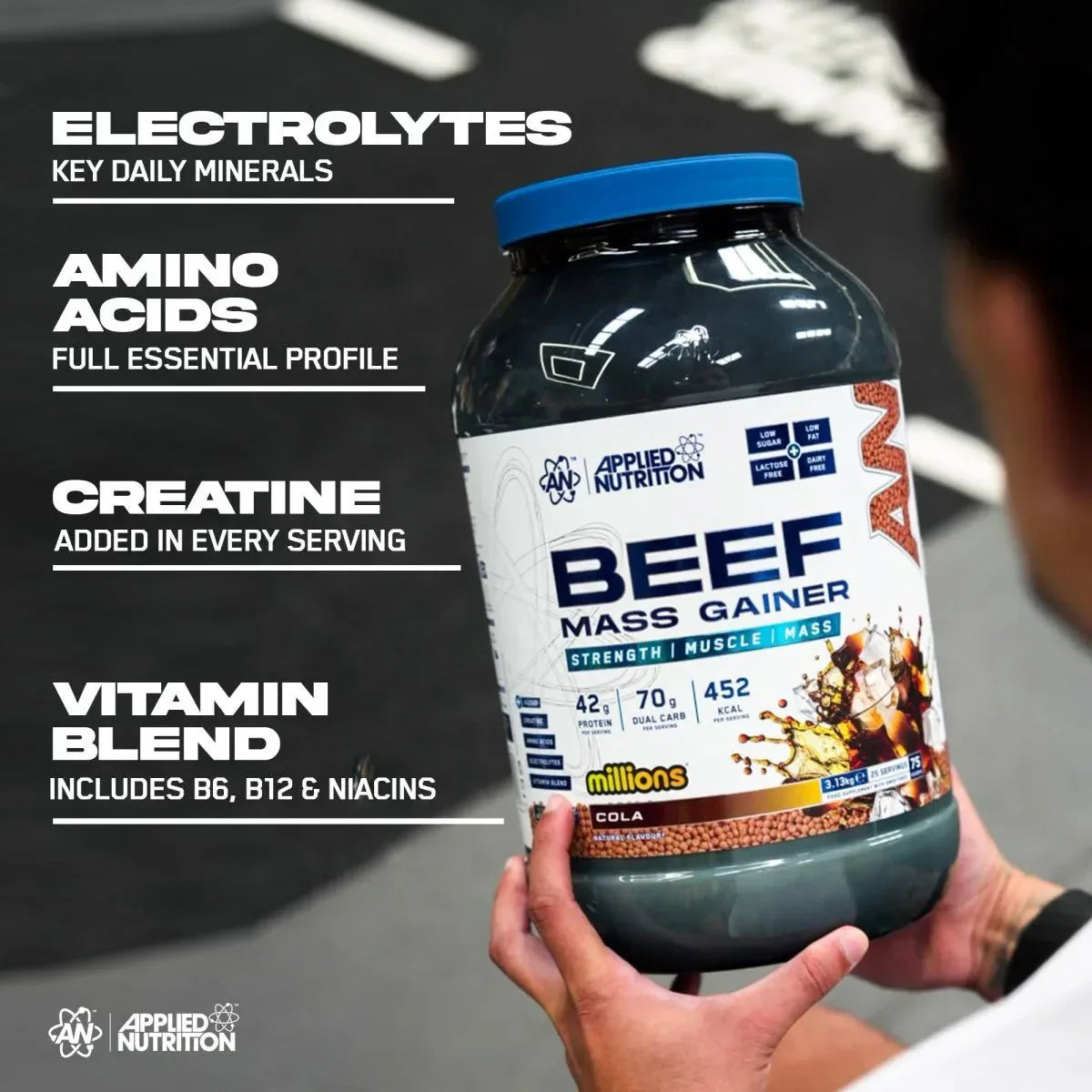 Applied Nutrition Beef Mass Gainer - 25 Servings