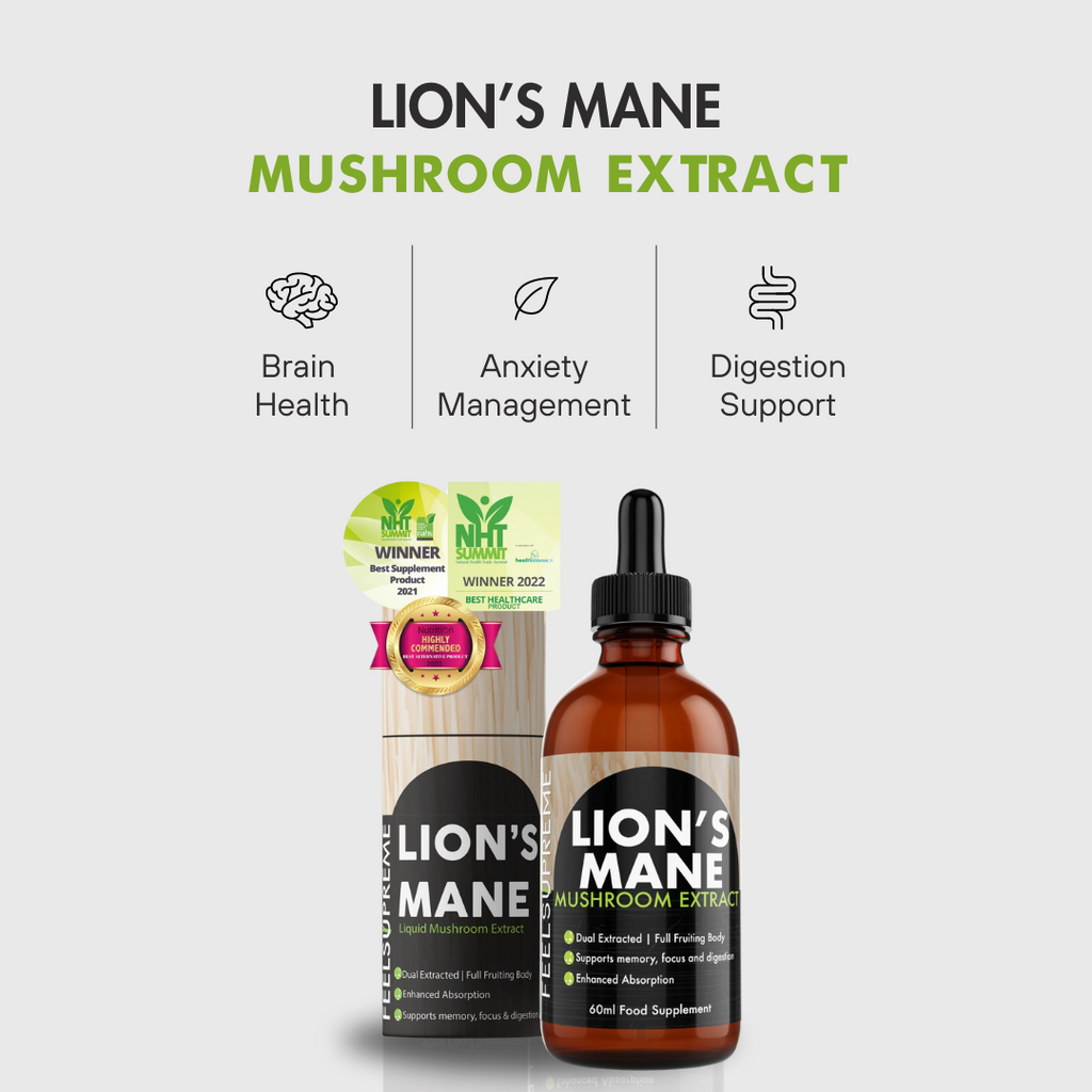 Feel Supreme Lions Mane Mushroom Liquid | 60ml