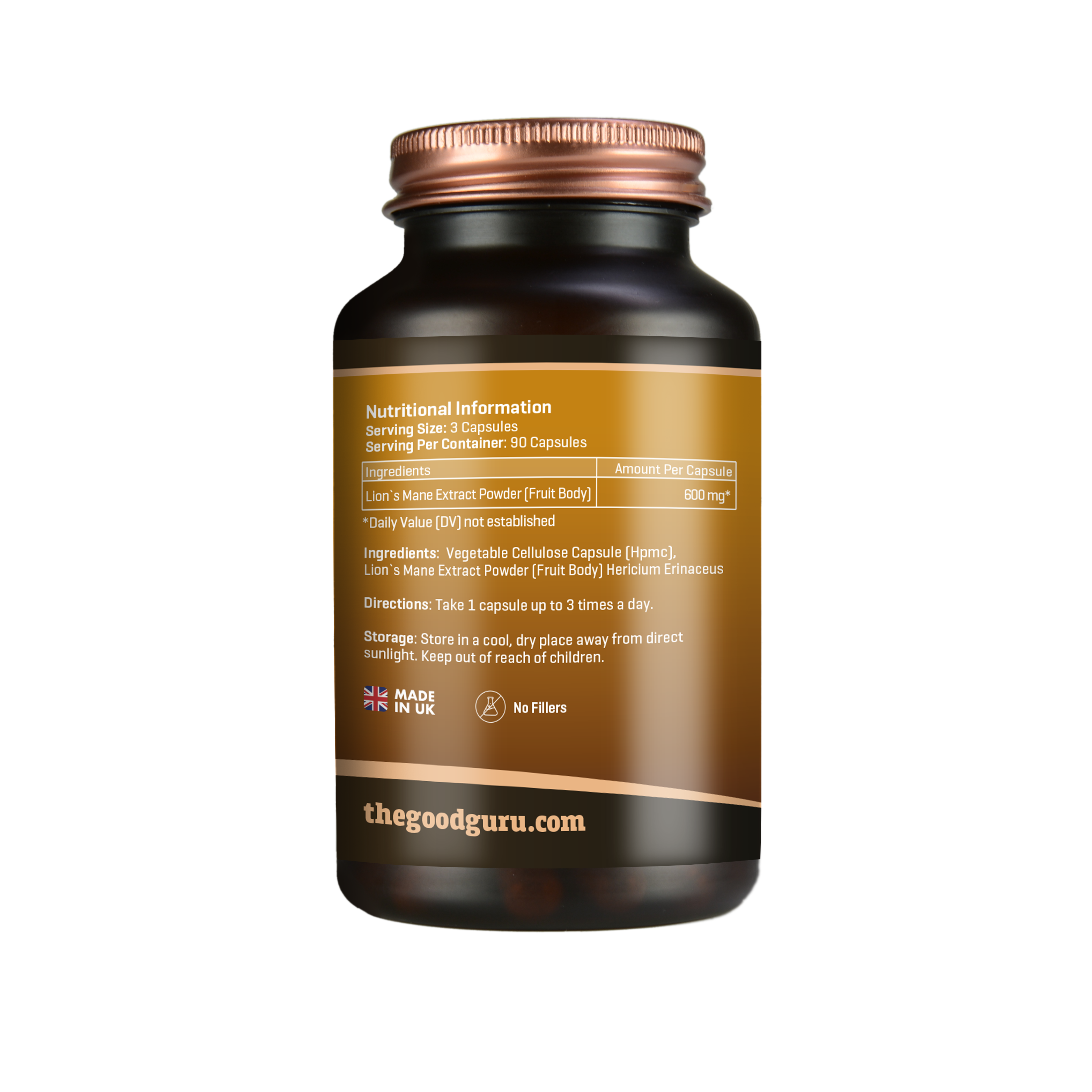 The Good Guru Lion's Mane Mushroom Extract