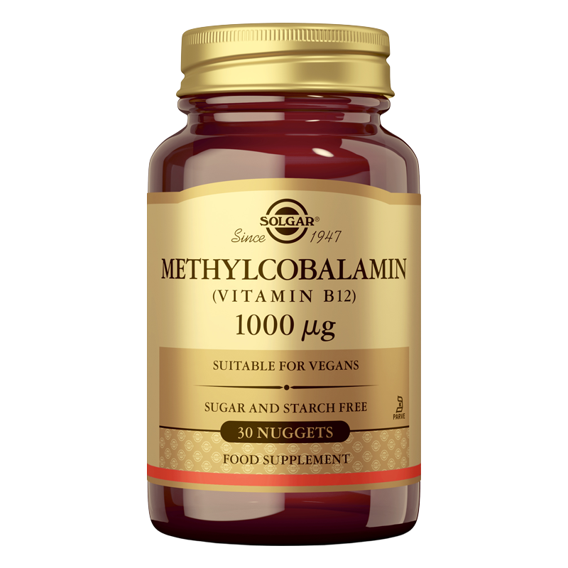 Solgar Methylcobalamin (Vitamin B12) 1000 mcg Nuggets - Pack of 30