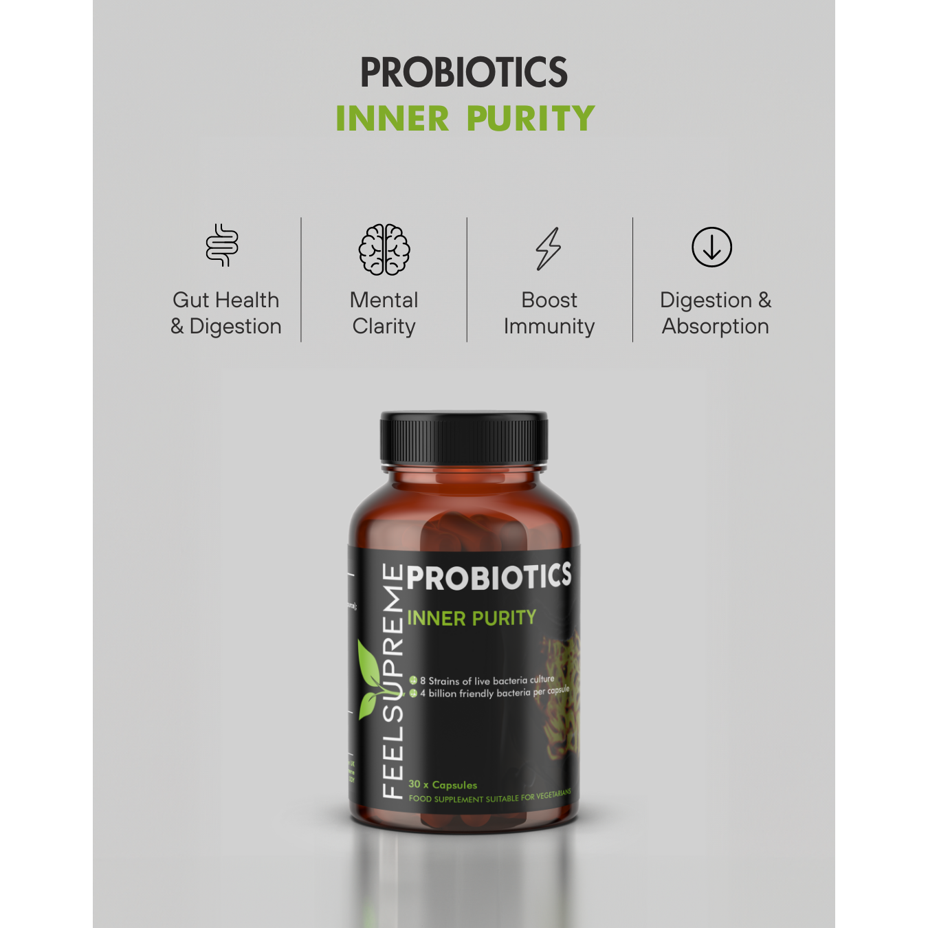 Feel Supreme Probiotics - 4 billion culture