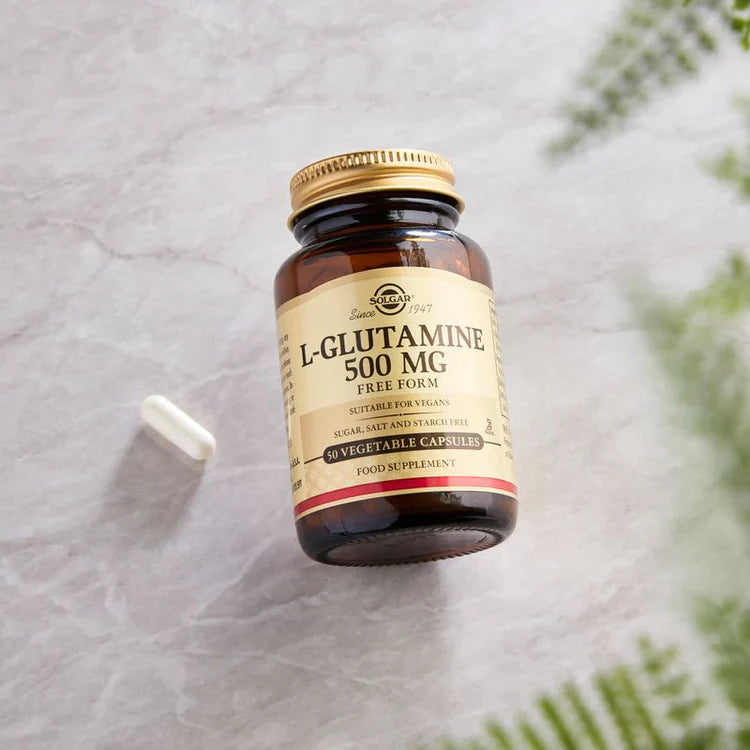 Solgar L-Glutamine 500 mg Vegetable Capsules