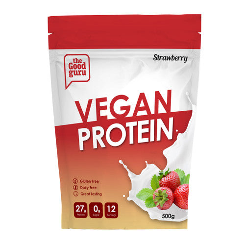 The Good Guru Vegan Protein Powder - Strawberry
