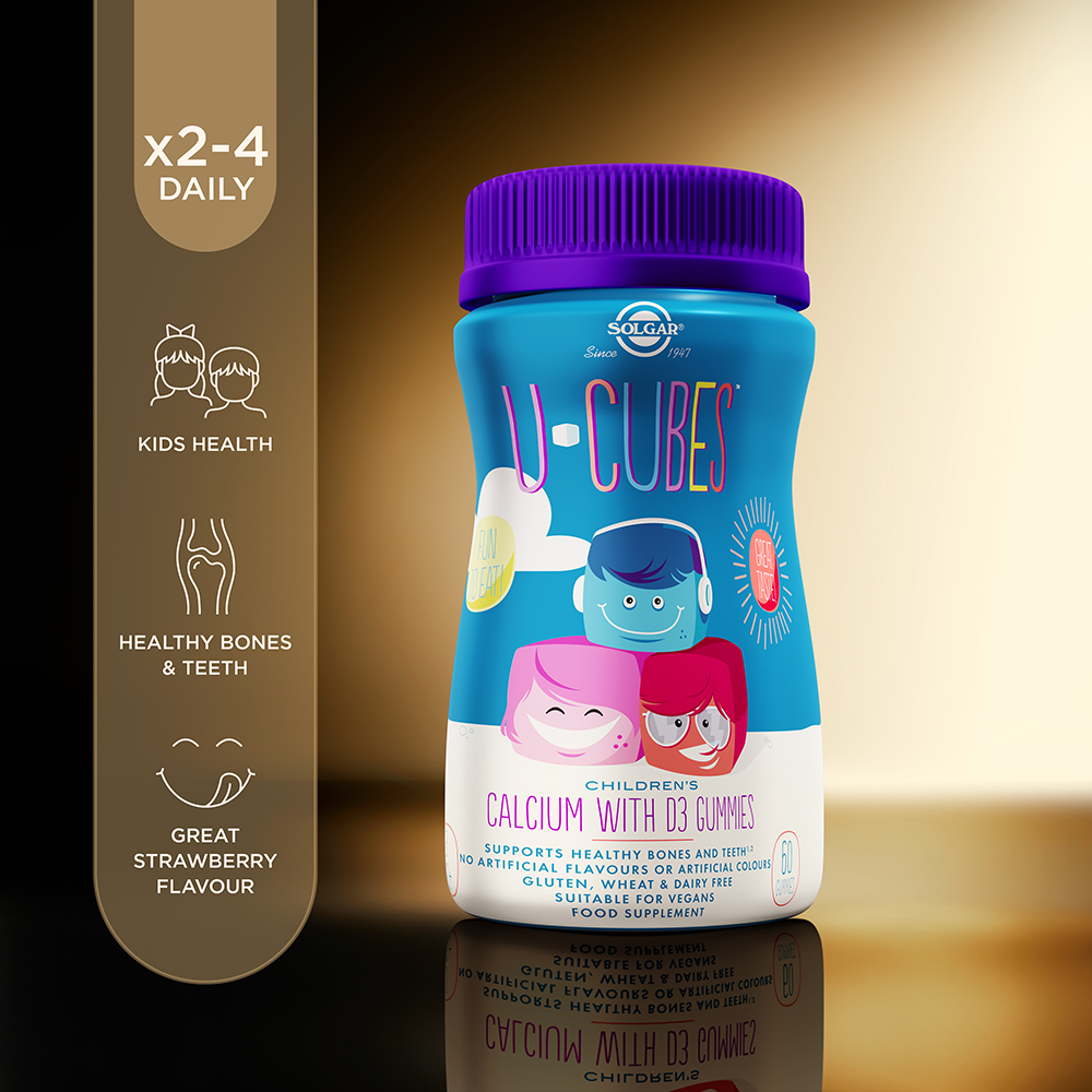 Solgar Solgar® U-Cubes Children's Calcium with Vitamin D3 Gummies