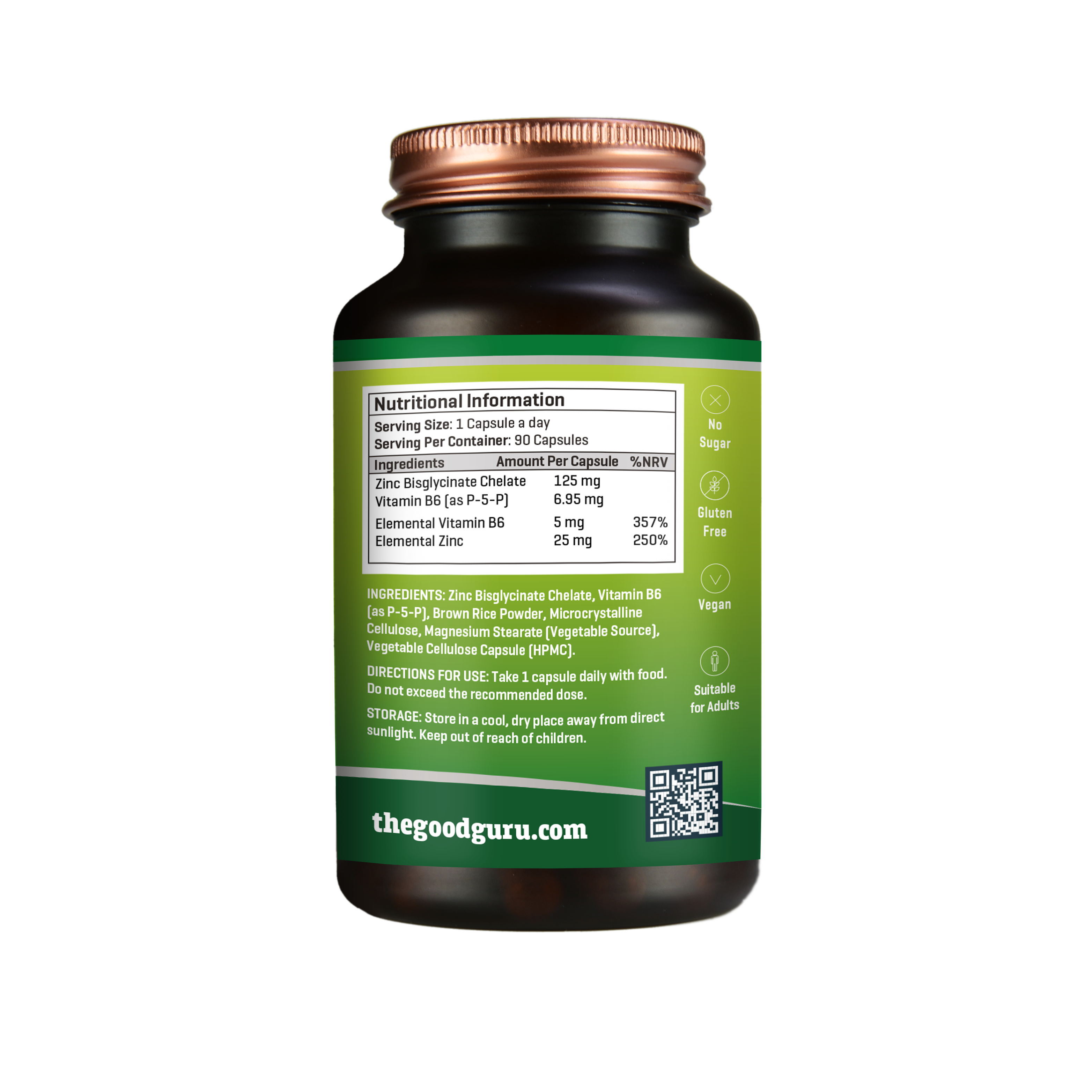 The Good Guru Zinc Glycinate