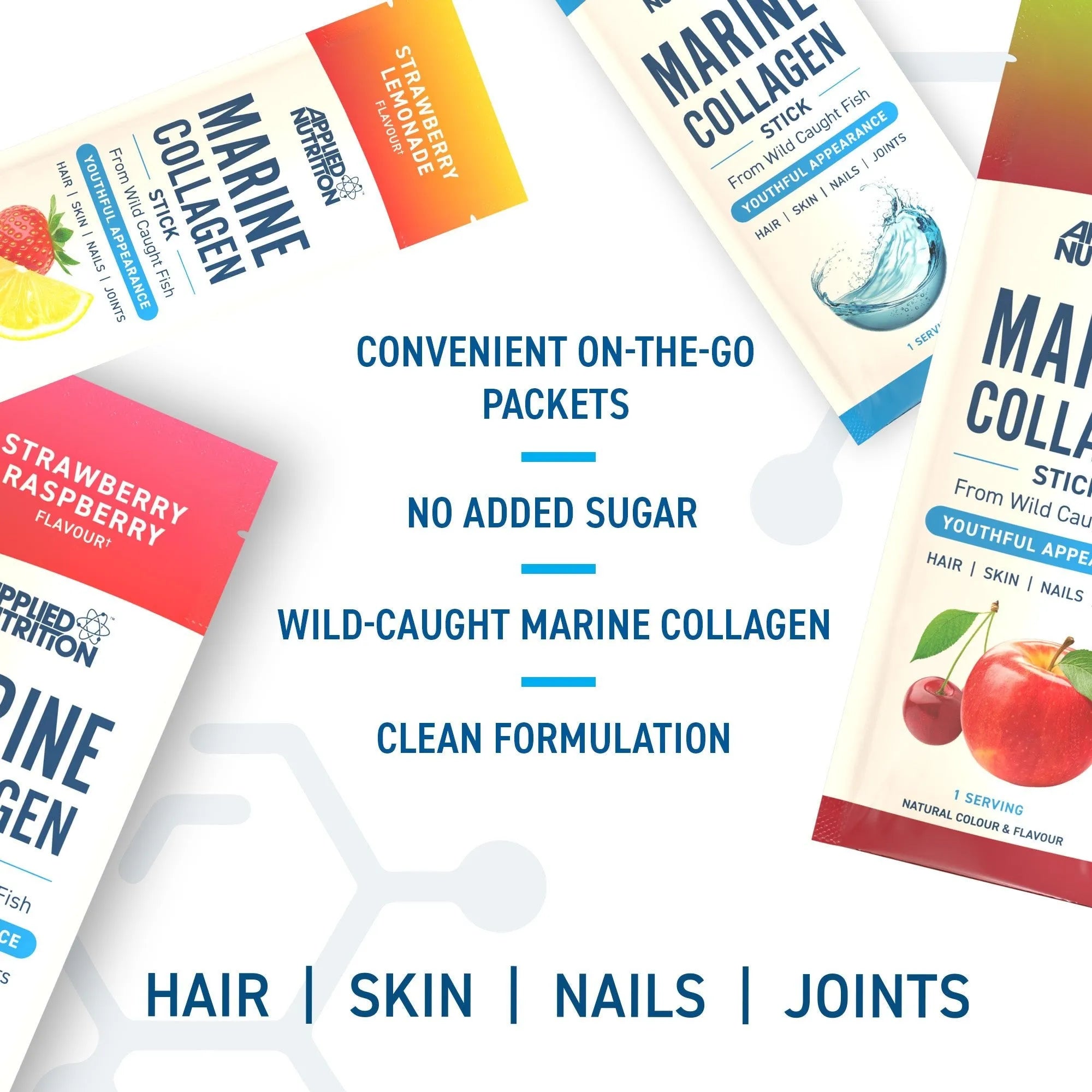 Applied Nutrition Marine Collagen Stick Pack (Pack of 10)