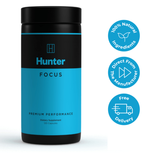 Hunter Evolve Focus Premium Nootropic capsules for focus and clarity