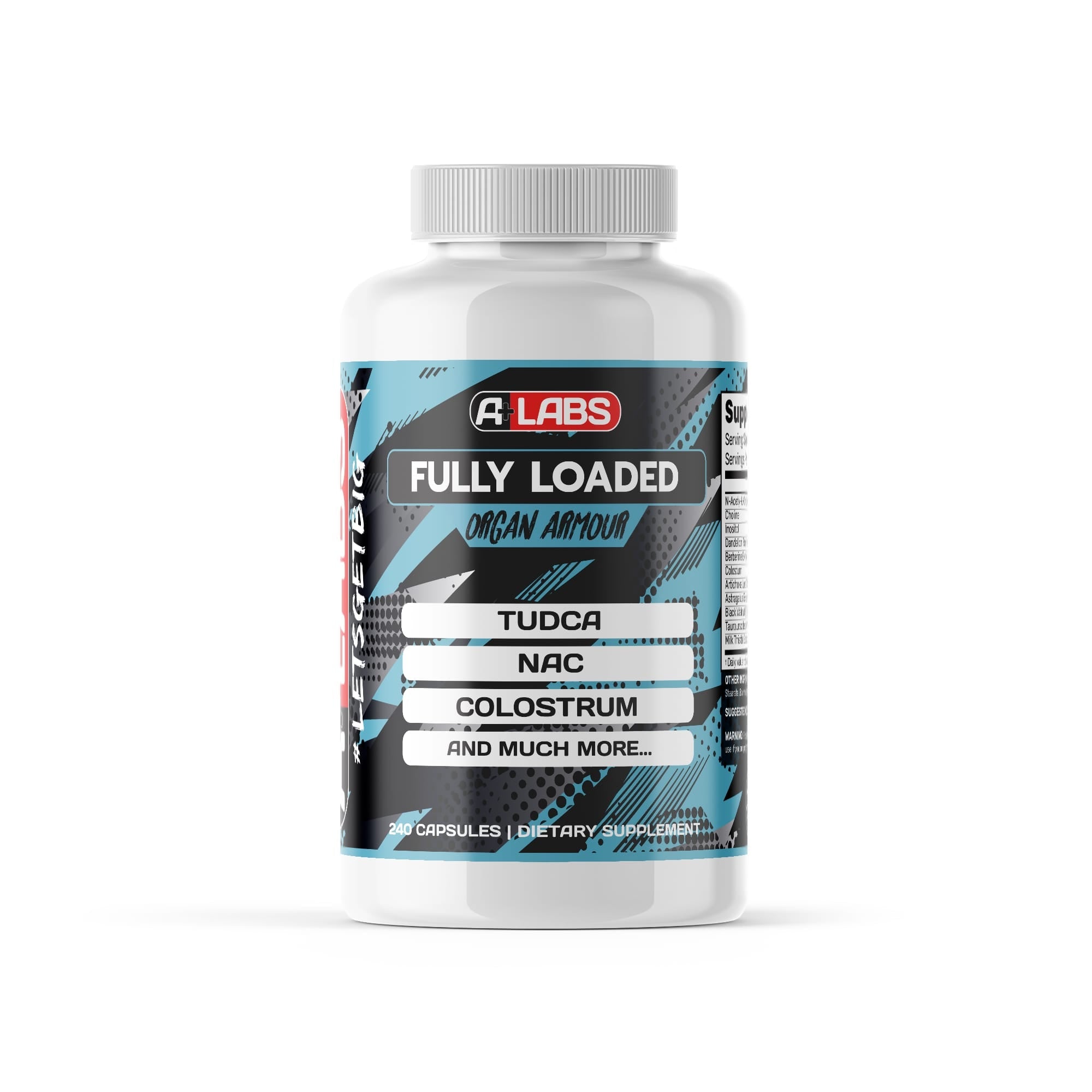 A+ Labs Fully Loaded Organ Armour 240 Capsules