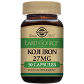 Solgar Earth Source Food Fermented Koji Iron 27 mg - Pack of 30