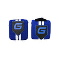 Gaspari WRIST WRAPS – Rubber Logo Blue/White