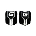 Gaspari WRIST WRAPS – Rubber Logo Black/White