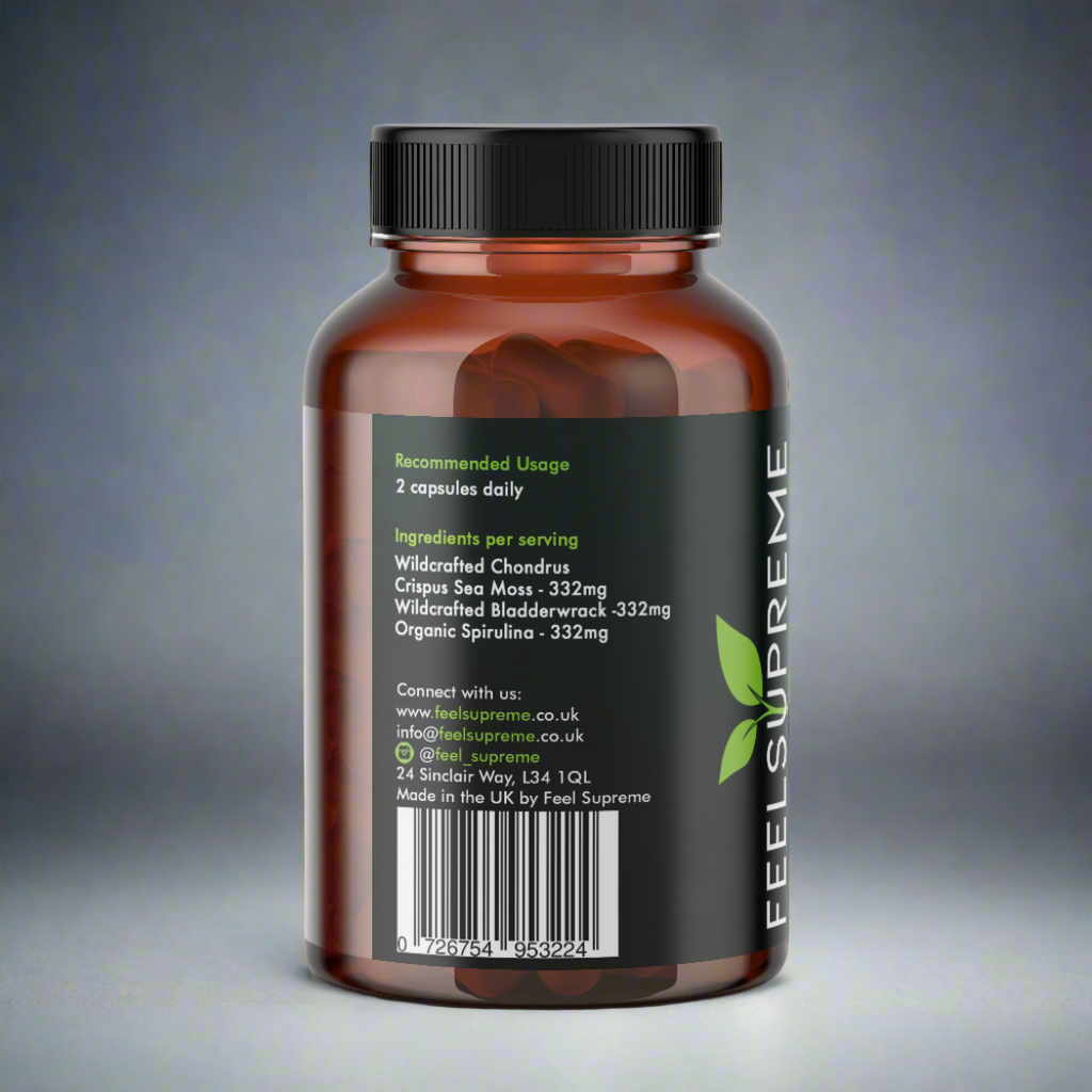 Feel Supreme Sea Moss with Bladderwrack and Spirulina