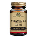 Solgar Vitamin B1 (Thiamin) 500 mg Tablets  - Pack of 100