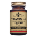 Solgar Vitamin D3 (Cholecalciferol) 4000 IU (100 mcg) Vegetable Capsules