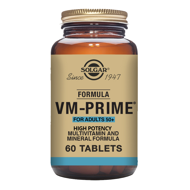 Solgar Formula VM-Prime  for Adults 50 Plus Multivitamin Tablets - Pack of 60