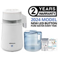 4 Litre White Stainless Steel Water Distiller With Poly Jug